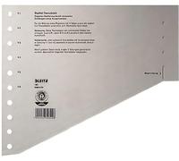 Leitz 1651-00-85 1651 Intercalaires gradués - A4 grande largeur, gris