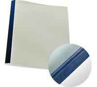 LEITZ 177119 Chemise à reliure thermique LEITZ aspect lin, format A4, 3 mm, bleu