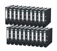 Leitz 180° Lever Arch File Plastic 50 mm Classeur à Anneaux Plastique Noir