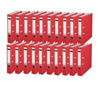 Leitz 180° Lever Arch File Plastic Classeur en Plastique Rouge A4 350 Feuilles 5 cm 55 mm
