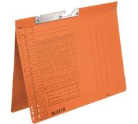Leitz 2094-00-45 2094 Classeur à levier Combi - A4, carton, orange, agrafeuse officielle