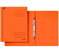 Leitz 3040-00-45 3040 Farde à spirales - A4, 250 feuilles, agrafage mécanique, carton recyclé, orange