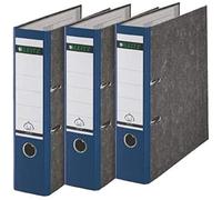 Leitz 310305035 Classeur 180a Format A4 Dos Large Bleu Lot De 3 (Import Allemagne)