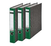 Leitz 310315055 Classeur 180a Format A4 Dos Étroit Vert Lot De 3 (Import Allemagne)