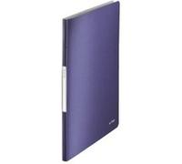 Leitz Reliure Protège-Documents A4, 40 Pochettes, 80 Pages, Pochettes Transparentes, Bleu Titan, Style, 39590069