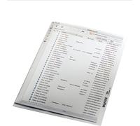 LEITZ 4005-00-03 Pochettes transparentes grainées standard DIN A5
