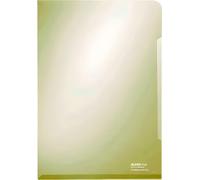 Leitz 4153-00-15 Pochette transparente Super Premium A4 PVC, indélébile, jaune