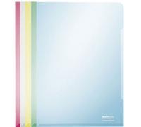 Leitz 4153-00-99 4153 Pochette transparente Super Premium, A4, PVC, indélébile, assortie