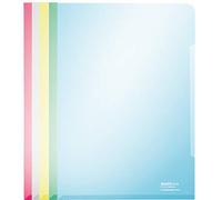 Pochette transparente A4 PVC 150my couleurs assorties Paquet de 100 pièces