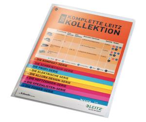 Leitz 4155-00-00 4155 Pochette transparente Super Premium, A5, PVC, indélébile, incolore