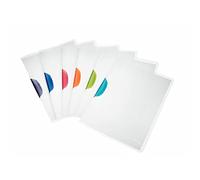 LEITZ 41740199 - Dossiers MAGIC PP rígido clip plástico colores translúcidos DIN A4 capacidad 30 hojas colores surtidos