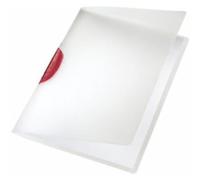 Leitz 41750025 Lot de 6 chemises à pince A4 ColorClip en plastique (Rouge) (Import Royaume Uni)
