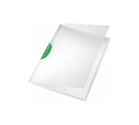 LEITZ 41750155 - Dossiers CLASSIC PP rígido clip plástico DIN A4 capacidad 30 hojas color clip verde
