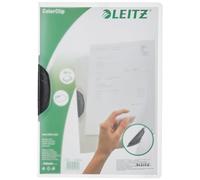 Leitz 41750195 - Dossiers CLASSIQUE PP clip plastique rigide DIN A4 capacité 30 feuilles couleur clip noir