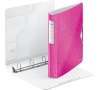 Leitz 4240-00-23 Classeur à anneaux Active WOW, A4, polyfoam, 4 anneaux, 30 mm, rose