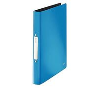 Leitz 4566-10-30 4566 Classeur à anneaux Solid - A4, PP, 2 anneaux, 25 mm, bleu clair