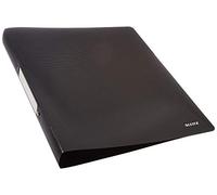 Leitz 45661095 - Carpeta de anillas SOLID PP 2 anillas redondas de 25 mm DIN A4 Noir