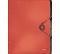 Leitz 4569-10-20 Trieur rouge clair DIN A4 polypropylène Nombre de compartiments: 6