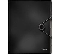 Leitz Classeur SOLID PP A4 - Polypropylène - 6 séparateurs - Noir