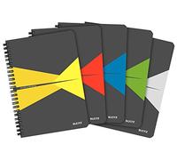 LEITZ 46470099 - Carnet WIRO OFFICE 90 feuilles de 90 g / m2, DIN A4 1 unité, assortiments couleur