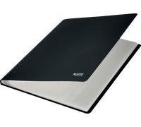 Leitz 46760095 Protège-documents 2 pochettes A4 Polypropylène Noir 231x310x13mm 160g, plastique 90% recyclé, 100% recyclable.