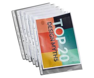 LEITZ 4720-00-03 100x Pochettes 4720 transparentes grainées