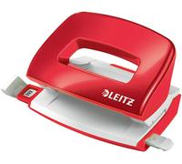 Leitz Perforateur de bureau 50601026 – 10 feuilles rouge/blanc (80 g/m²)