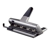 Leitz 5114-00-84 5114 Perforateur multi-positions AKTO® - 30 feuilles, avec butée d'arrêt, argent