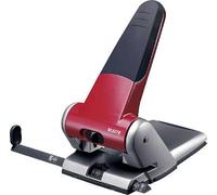 Leitz 5180-00-25 5180 Perforateur pour classeurs jusqu'au format A3 - 65 feuilles, avec butée d'arrêt, rouge