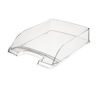 Leitz Corbeille à courrier Plus – Cristal, A4 (52260002, polystyrène)