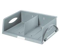 Leitz Corbeille à courrier Sorty 52300085 – format A4/C4 paysage – gris