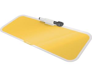 LEITZ 5269-00-19 LEITZ tableau mémo en verre Cosy pour le bureau, jaune