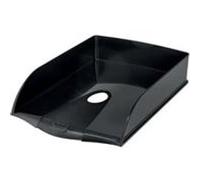 Leitz Corbeille à Courrier, A4, 100% Recyclable, Certifié Blue Angel, Recycle, Noir, 53240095