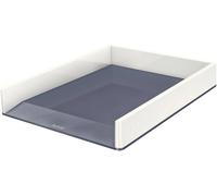 Leitz 5361-10-01 WOW Duo Bac à courrier DIN A4, DIN C4 blanc, gris 1 pc(s)