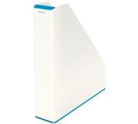 Leitz Porte-revues WOW Dual A4 Blanc/Bleu métallisé 53621036