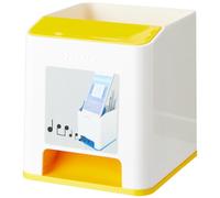 Leitz Pot à crayons 53631016 WOW avec amplificateur de son Blanc/Jaune