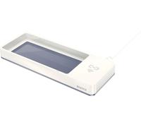 Leitz 5365-10-01 5365 Pot à crayons WOW Duo Colour - avec chargeur à induction, blanc