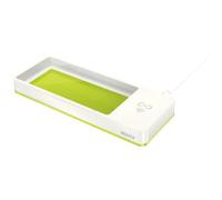 Leitz 5365-10-64 5365 Pot à crayons WOW Duo Colour - avec chargeur à induction, vert métallique