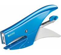 Leitz 5531-20-36 5531 Pince-agrafeuse WOW - mécanisme de chargement par l'arrière, capacité d'agrafage 15 feuilles, bleu métallique
