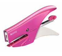 Leitz 5547 Pince agrafeuse 15 feuilles Rose métallique