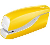 Leitz 5566-10-16 5566 Agrafeuse électrique WOW - 10 feuilles, jaune métallique