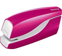 Leitz 5566-10-23 5566 Agrafeuse électrique WOW - 10 feuilles, rose métallique