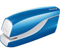 Leitz 5566-10-36 5566 Agrafeuse électrique WOW - 10 feuilles, bleu métallique