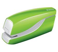 Leitz 5566-10-54 Agrafeuse électrique WOW - 10 feuilles, vert métallique
