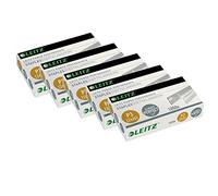Leitz 55700000 Lot de 1000 agrafes galvanisées 24/6 mm, 24/6mm