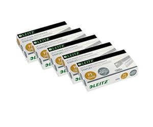 Leitz 55700000 Lot de 1000 agrafes galvanisées 24/6 mm, 24/6mm
