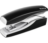 LEITZ 56030095 - Agrafeuse à plat Softpress, jusqu'à 30 feuilles, noir