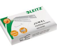 Leitz Agrafes JUWEL 4 mm – Galvanisées – 2000 pièces – 12 feuilles (80 g/m²)