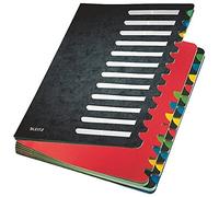 Leitz 59140095 Trieur en carton Color avec 24 onglets 1-24 (Noir) (Import Allemagne)