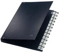 Leitz 5924-00-95 5924 Classeur à levier A-Z - 24 compartiments, PP, noir
